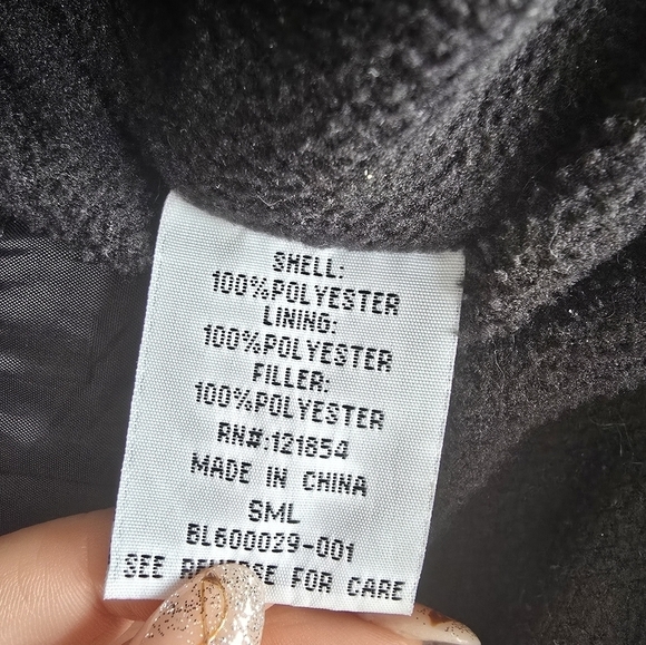 Totes Men's Black Hooded Storm Jacket Windbreaker Size Small. - Picture 5 of 8